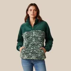 LuLaRoe Nancy Half Zip Pullover Jacket